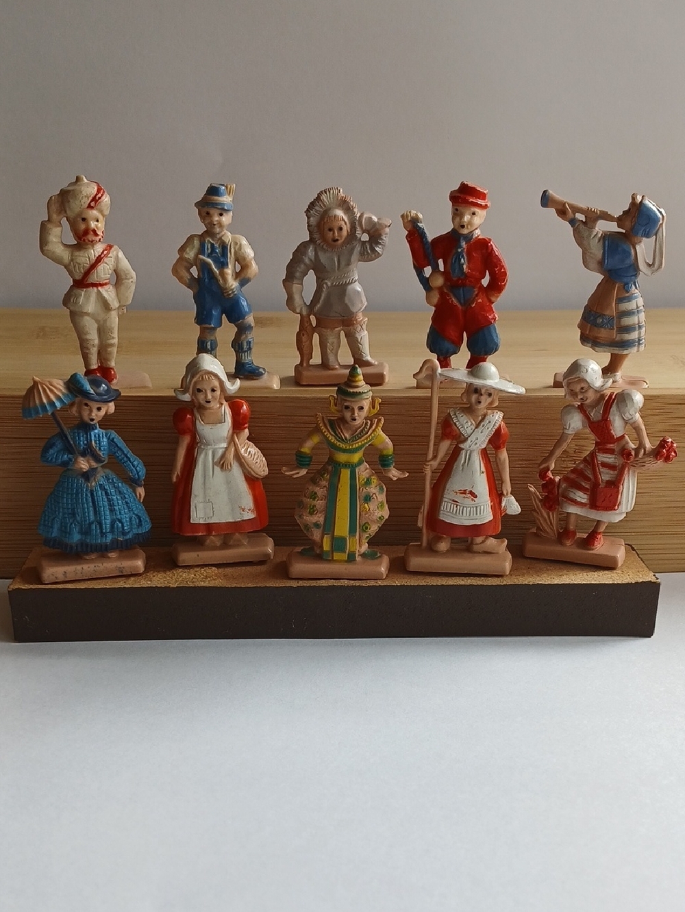 1950's "Dolls of Our World" Commonwealth Plastics Toys Lot of 10